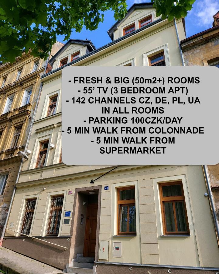 Excellent Apartments In Spa City Center 5 Min Walk From The Colonnade Karlovy Vary Exterior foto
